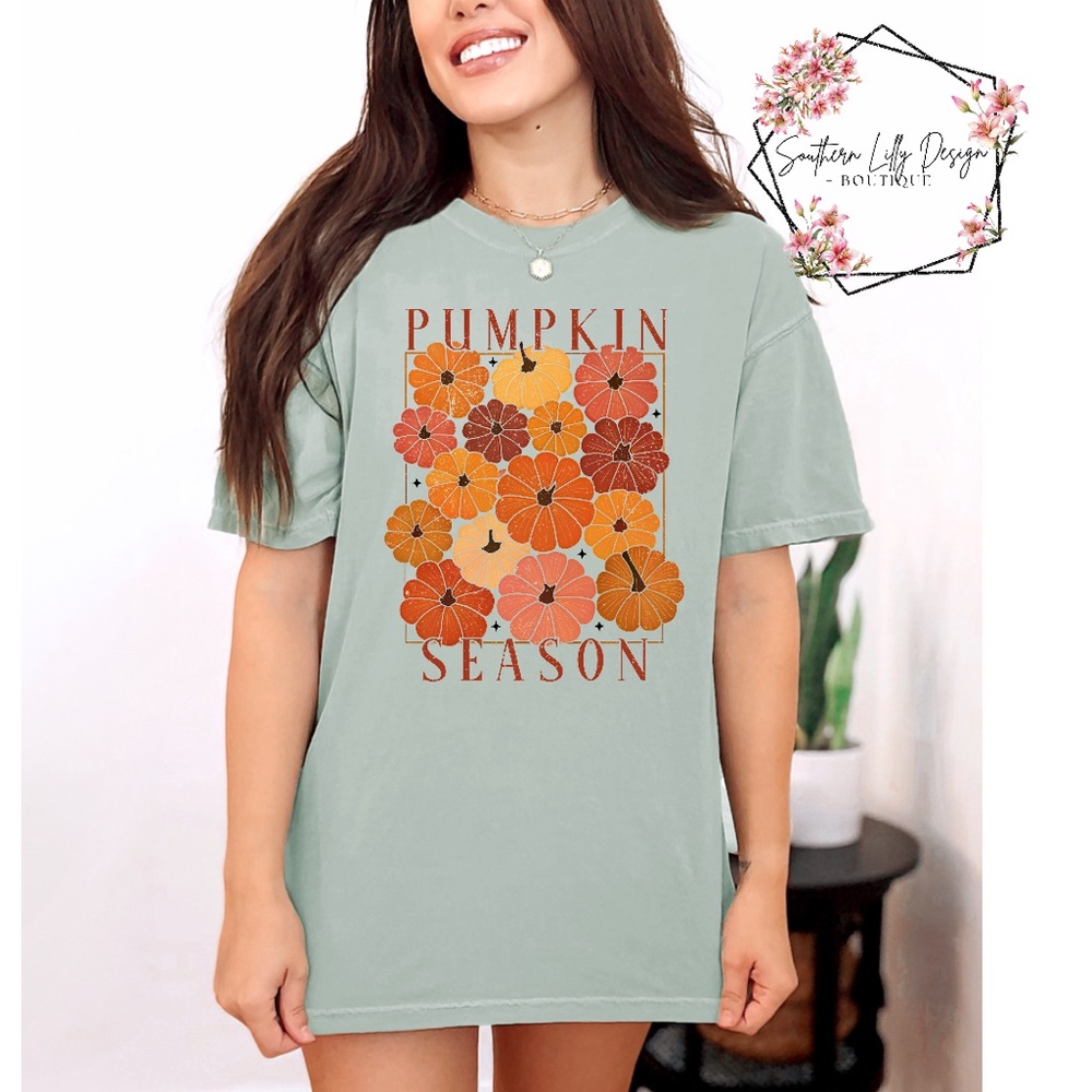 Pumpkin Season Pumpkins Comfort Colors T-Shirt